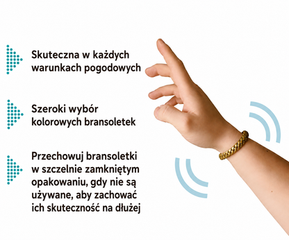 Bransoletka Odstraszająca Komary 12 Sztuk™